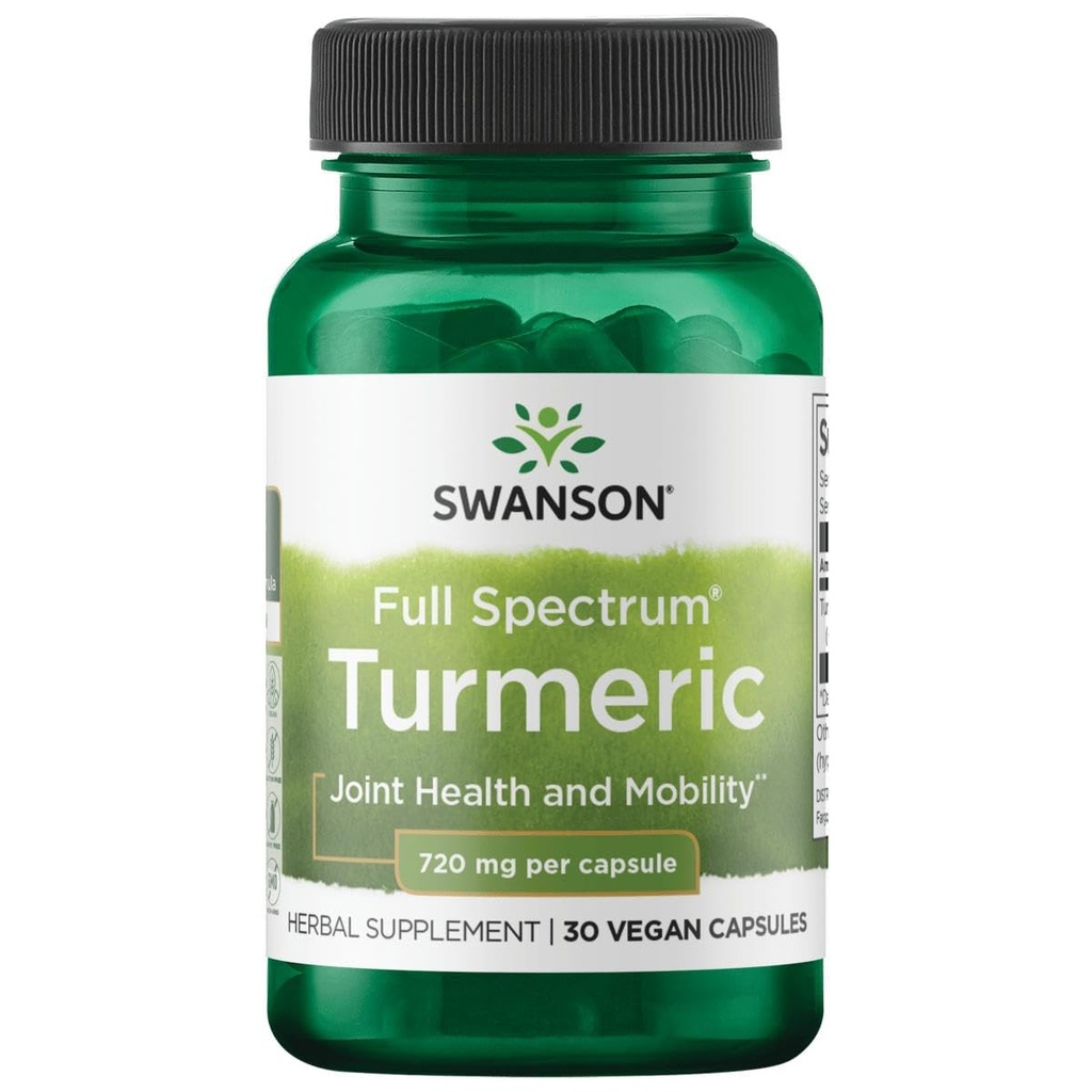 Swanson Turmeric 720 Milligrammi 30 capsule