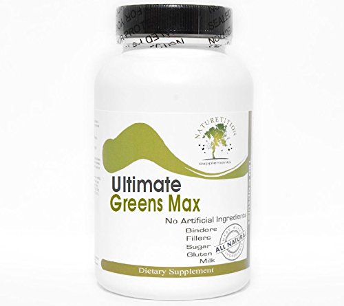 Ultimate Greens Max - Kelp Bladderwrack Dulse Clubmoss Irish Moss Gentian ~ 90 capsule - No Additivi ~ Integratori di natura