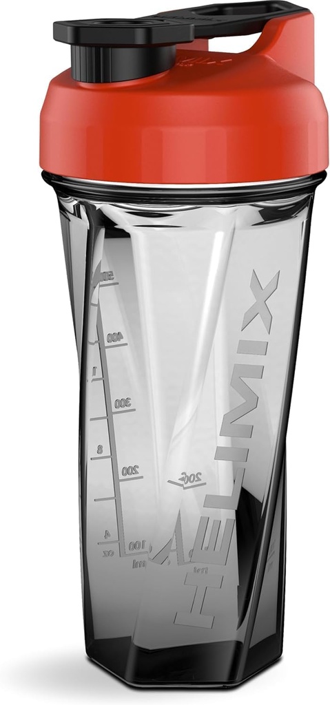 HELIMIX 2.0 Vortex Blender Shaker Bottiglia, 29 Ounces fluide, plastica, nessun accessorio di Shaking bisogno, resistente all'odore, prova debole, durevole, facile da pulire, Loop robusto per il trasporto