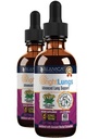 Bright Lungs - Lung Detox Support Supplemento per aiutare a mantenere la salute globale polmone e respiratorio - Grindelia, Lobelia, Liquirizia, Ciliegia selvatica & More!