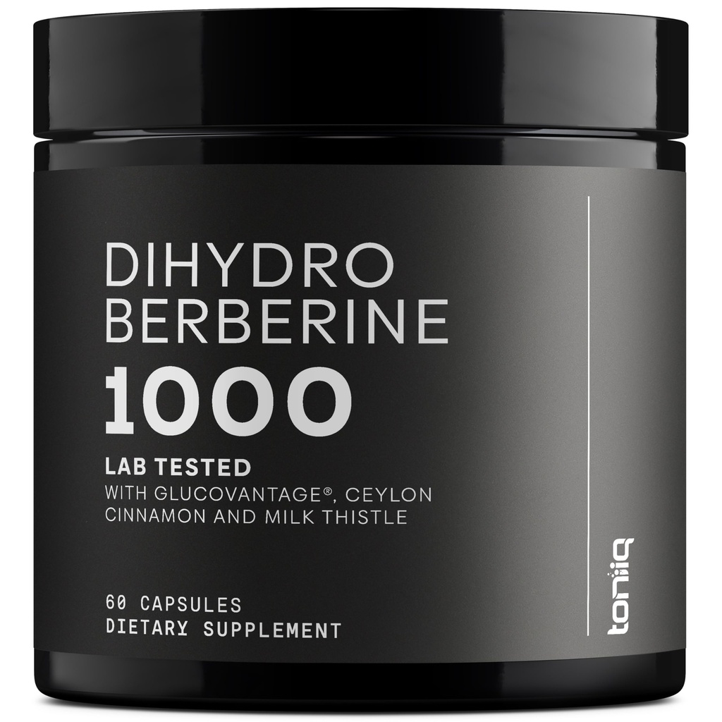 Integratore di diidroberlina - Formula 1000mg ad alta potenza con GlucoVantage, 10:1 Ceylon Cinnamon & 50:1 di latte - Laboratorio di terze parti testato