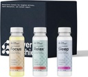 Supplemento Varietà Pack con tecnologia avanzata di Nanoscience, 12 Pack, Stress calmare bere, bere di aiuto al sonno, Nootropic Brain Supplemento Focus Drink, 2 oz Shot
