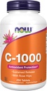 Ora Foods, C-1000 ,Ora Cibi Vitamina C-1000 Rilascio prolungato con Rose Hips, 250 compresse
