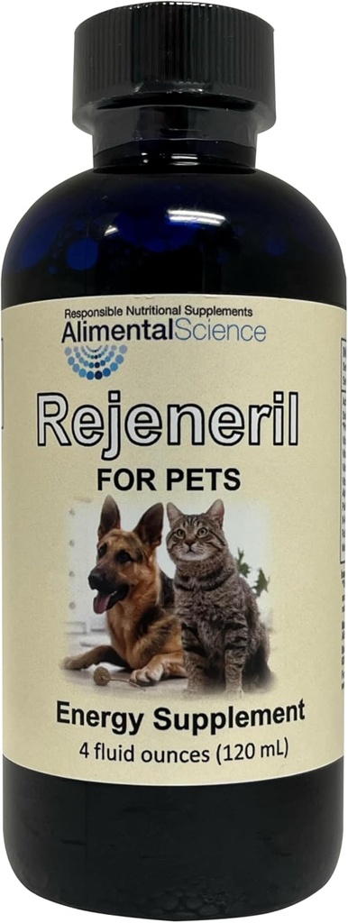 Rejeneril-FP 4oz fino a 240 Serve naturale alleviare la fame negli animali Aumentare l'energia appetito normale Supporto immunitario Cane Cat & Pet Formulazione Antiossidante Vitamina Supplemento minerale Longevità Vitalità
