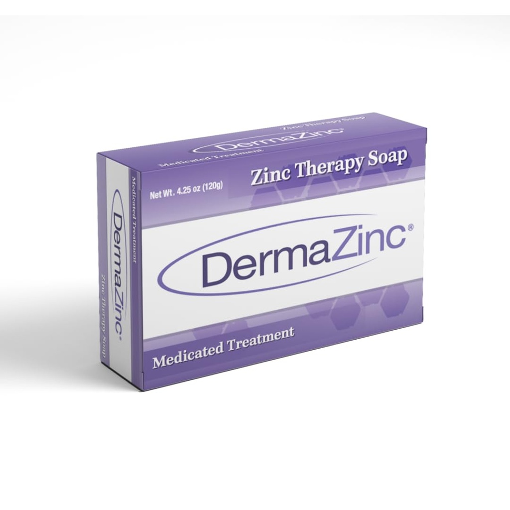 DermaZinc terapia sapone, sapone di zinco per pelle, dermatite, e altri sintomi di condizione