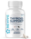 Revive MD Thyroid Support Supplemento per gli uomini e le donne - miscela completa di nutrienti Supporta la funzione tiroide sana con vitamina essenziale, minerali e erbe (90 capsule, 30 seri)