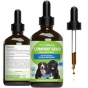 Benessere Pet Comfort Oro per Cani - Supporti Canina Comfort Fisico, Circolazione sana, Corydalis, Turchese - Veterinaria-Formulata Supplemento di erbe 4 oz (118 ml)