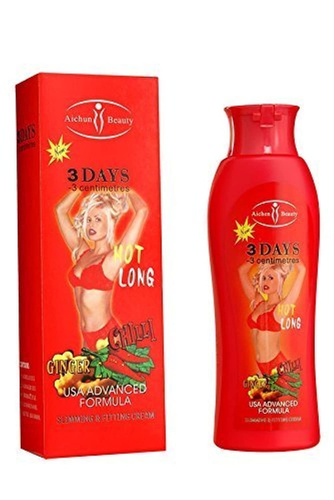 AICHUN BEAUTY Caldo Chilli & Ginger Crema dimagrante perdita di peso sciogliendo grasso veloce 200ml (2 Confezione)