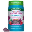 Verità della natura Magnesio Gummies per i bambini | Glycinate & Citrate | 50 Count | Frumento di bacche miste | Vegan, Non OGM & Gluten