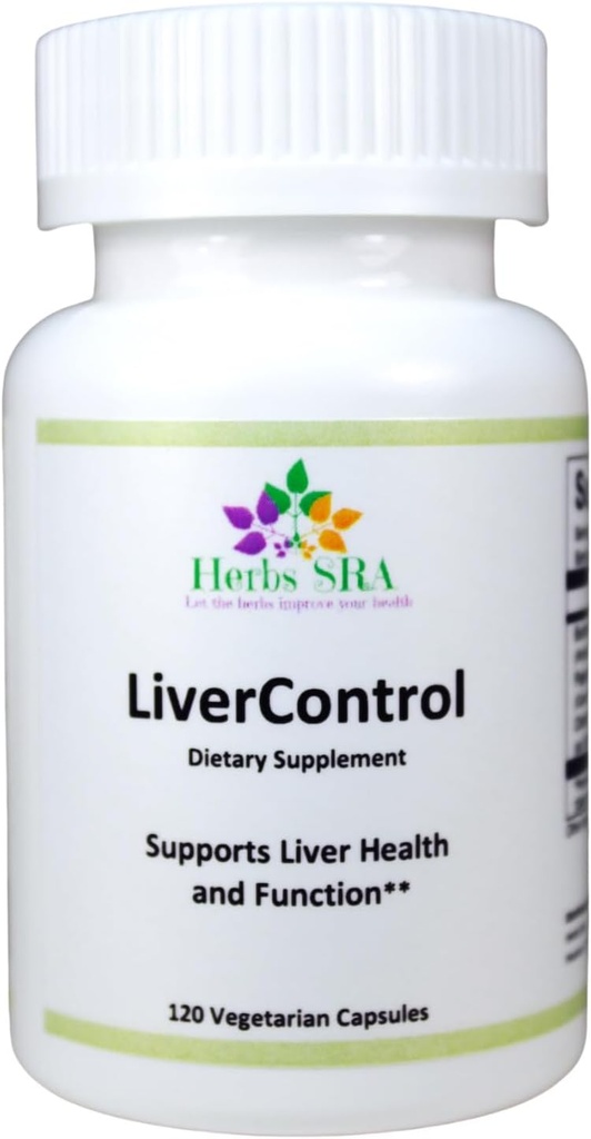LiverControl - Integratore alimentare con Burdock Root, Papaya Seed e Choline per il disintossicazione e la salute del fegato, 120 Veg Caps, Made in USA