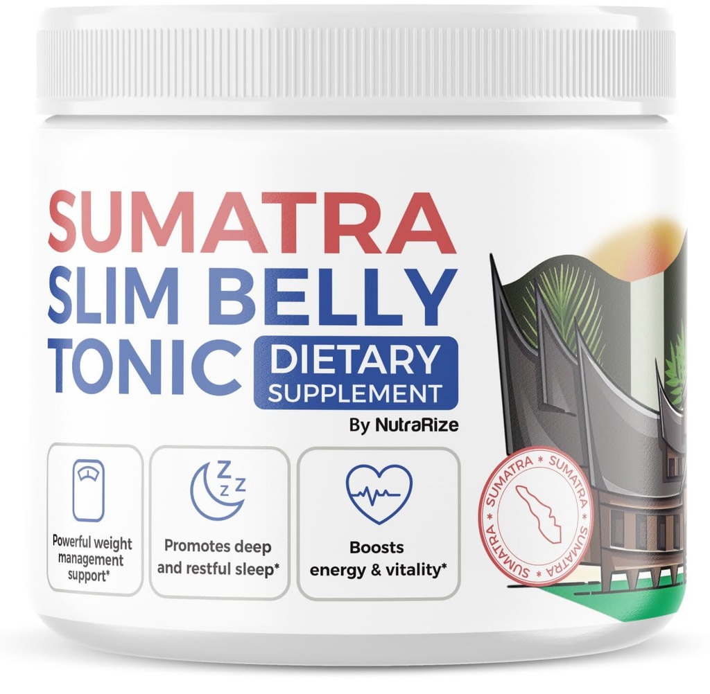 NutraRize Sumatra Slim Belly Tonic Powder - Supplemento dietetico, Polvere di resistenza massima naturale, Recensioni (1 pacchetto)