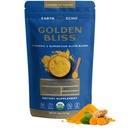 Earth Echo Golden Bliss, Organic Turmeric Superfood Elixir Blend with Ashwagandha Root, MCT Oil e 4 Mushroom Blend for Restful Sleep, Immune Support and Riduce Craving, Dairy-Free, 30 Servings