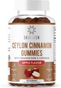 Cannella + Chromium Gummies - 120 Vegan Gummies - Joint Pain & Brain Health Support, Sugar-Free, Antiossidante Rich, Non OGM, Gluten-Free Supplement, Natural Apple Flavor