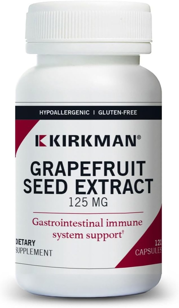 Estratto di semi di pompelmo 125 mg - soluzioni anallergiche, 120 conteggio