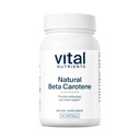 Vital Nutrients Natural Beta Carotene 25,000IU | Precursor alla vitamina A | Antiossidante ad alto contenuto di Dose | Vision, Skin e Assistenza Sanitaria | Gluten, Dairy, Soy Free | 90 Softgels