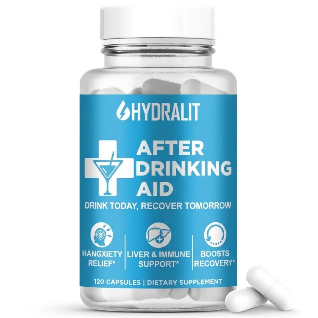 Dopo il supplemento di aiuto di bere pillole del partito pre del gioco Electrolytes Hydration DHM latte Thistle Weekend Recovery Vitamins Relief Formula Better Mornings Alcohol Liver Health Support 120 Capsule