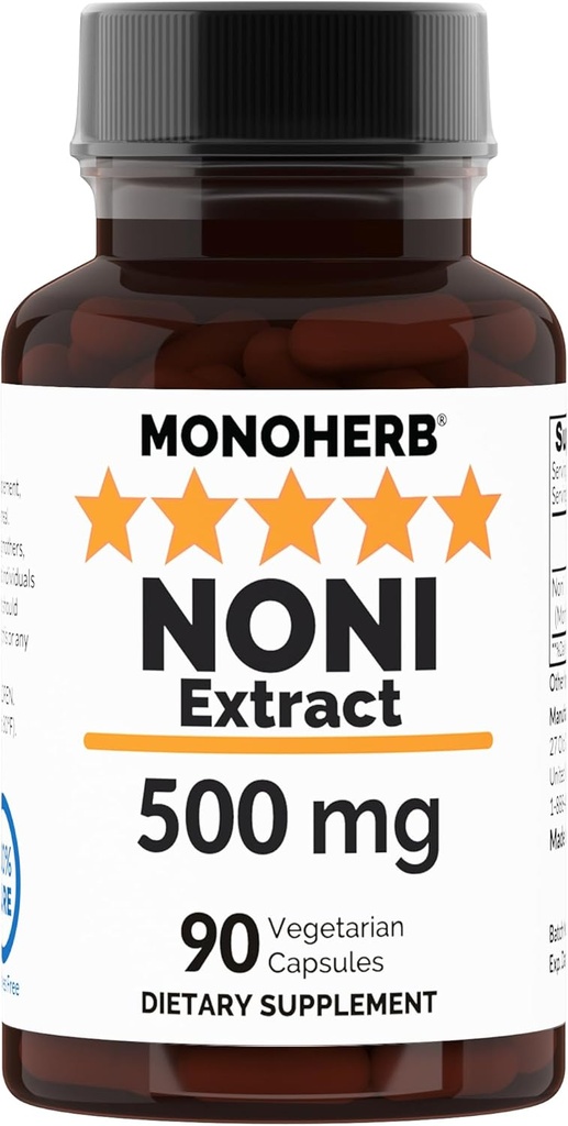 NONI Estrarre 500 mg - 90 Veg Capsule - Morinda Citrifolia - 90 Serve