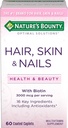 Capelli Bounty della natura, Caplets per pelli e unghie 60 ea (Pack di 5)
