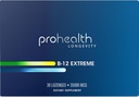 ProHealth Vitamina B 12 Extreme- 35.000 mcg Mega Dose, 7 X Forza (30 compresse dissolvibili sublingue) Extra resistenza, B 12 Vitamina, Methylcobalamin, Dibencozide, Cyanocobalamin, Hydroxocobalamin
