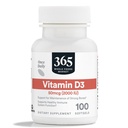 365 by Whole Foods Market, Vitamina D3 Softgels, 2000 IU, 100 CT