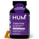 HUM Turn Back Time Turmeric Supplemento per il supporto della pelle di ricerca giovanile con Estratto di tè verde, Lutein & Polyphenols, invecchiamento della pelle e capsule di supporto del collagene per anche tono, 60 capsule vegan
