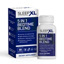 SleepXL Sleep Supplement Formula non-Habit-Forming - Fall Asleep più veloce e sonno più lungo - 5 ingredienti chiave includono Melatonina, L-teanina, camomilla, magnesio e vitamina B6 (60 capsule, 30 Serve)