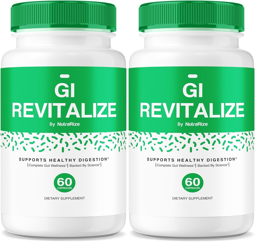 (2 Pack) GI Revitalize - GI Revitalize Pro Pillole per sostenere la digestione sana, GI Rivitalizzata Formula avanzata per la salute del fegato, G I Revitalizer Massima resistenza supplemento Review (120 capsule)