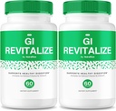 (2 Pack) GI Revitalize - GI Revitalize Pro Pillole per sostenere la digestione sana, GI Rivitalizzata Formula avanzata per la salute del fegato, G I Revitalizer Massima resistenza supplemento Review (120 capsule)