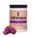 Superieur Electrolytes – Integratore elettrolitico basato sulle piante w/Sea Minerals for Hydration & Recovery–Keto Friendly, Non-GMO, Zero Sugar, Vegan Healthy Sports Drink Powder – Concord Grape (70 Serve)
