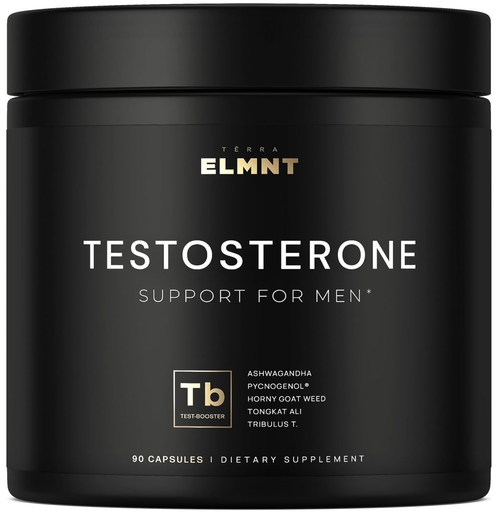21.800mg Testosterone Booster per gli uomini 8X Forza w. Ashwagandha, Tongkat Ali, Pycnogenol, Tribulus - Totale T Testosterone Supplemento per gli uomini Maschio Enhancing Libido Test Booster + Muscle Builder pillole