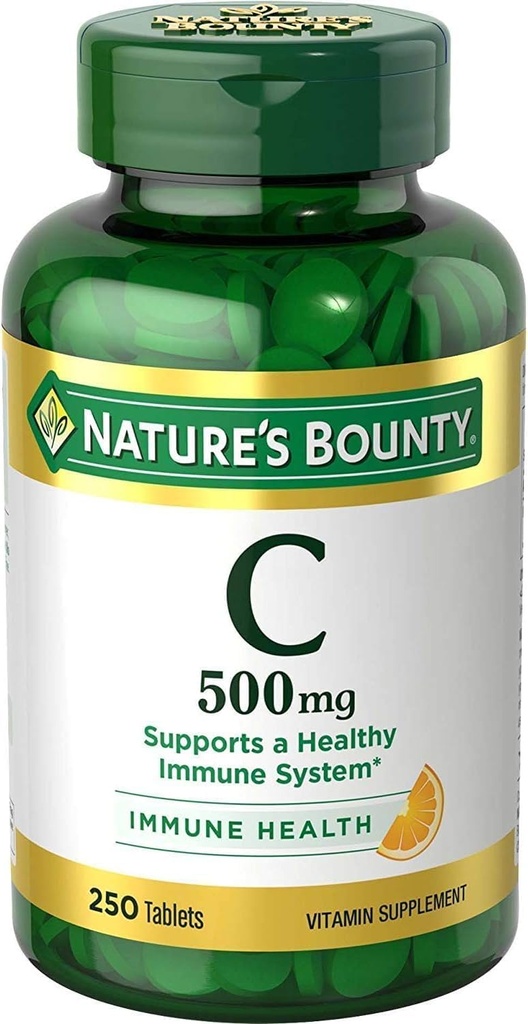 Bounty Pure Vitamin C 500 mg Compresse 250 compresse (Pack of 9)