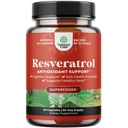 Integratore di resveratrolo trans giovanile - Capsule di resveratrolo con attivatore AMPK per la salute cellulare e la vitalità - Attivatore metabolico AMPK per il Metabolismo Boost & Efficienza cellulare - 60 Count