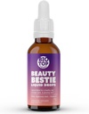 Bellezza Bestie Vegan Liquid Drops, Biotin, Vitamina C, Acido Ialuronico, Vitamine Multi-Benefit Miscela per supportare capelli sani, Skin & Nails Growth, Zucchero Libero 1 fl oz.