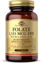 Solgar Folate 1,333 mcg DFE (acido folico 800 mcg) - 250 compresse - supporto prenatale - Non OGM, Vegan, Gluten Free, Dairy Free, Kosher - 250 Serve