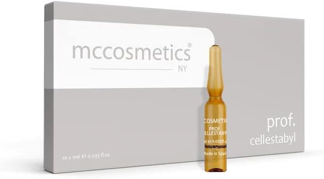 NY | Prof. Cellestabyl | Ampoules rivitalizzante con vitamina B6 & B3 | Supporta l'apparizione e la radiazione della pelle | 10 x 1ml | Made in Spain