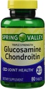 Valle di primavera - Glucosamine Chondroitin, Triple Strength, 80 compresse