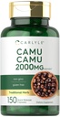 Carlyle Camu Camu con vitamina C | 2000mg | 150 capsule | Integratore di erbe | Myrciaria Dubia | Non OGM e Gluten Free