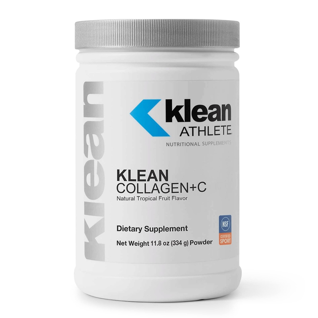 Klean Athlete Klean Collagen+C | Supporta la salute muscolo-scheletrica per aiutare ad ottimizzare le prestazioni e la mobilità | 11,8 once | Frutta tropicale naturale