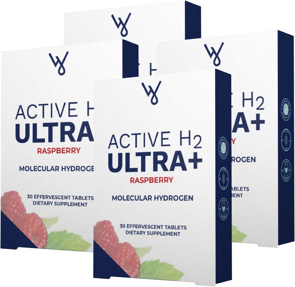 Tablet acqua idrogeno attivo H2 Ultra+, lampone naturale. Ottimizzare la salute, l'immunità di supporto e gli antiossidanti dell'equilibrio con benefici dell'idrogeno molecolare 240 Serve