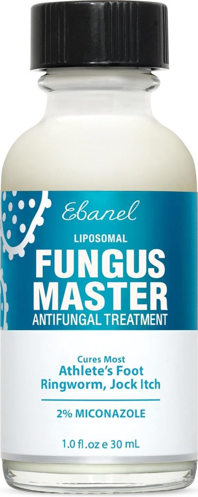 Ebanel Atleti Trattamento del piede Extra Forza, Crema antifungina per il fungo del piede, con Miconazolo, Acido Undecylenic & Tea Tree Oil, Fast Itch Relief, Treats fungal Infection Leading toenail Fungus