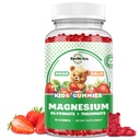 Magnesio Complesso Gummies- Calma Chewable Gummies per Bambini & Adulti- Magnesio Glycinate Supplement-w/Omega-3, Vitamina B6, D3- Supporto Calma Stress Relief, Bones, Mood, Strawberry Flavor