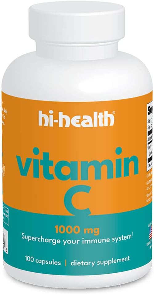 Hi-Health Vitamin C 1000mg con Rose HIPS (100 capsule)