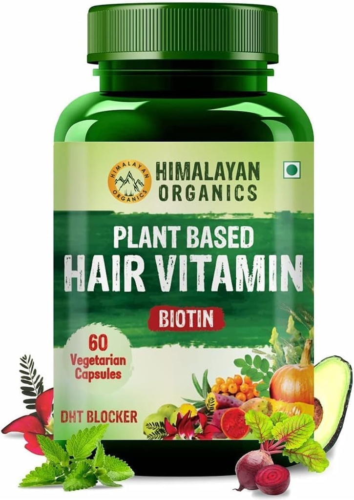 Vitamina Biotina (60 capsule di veg) 100% di erbe con NO noti effetti collaterali - da farmacia