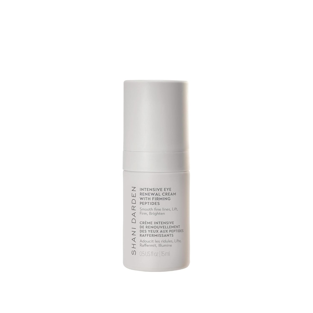 SHANI DARDEN Crema intensiva per il rinnovo dell'occhio, idratante sotto la crema per gli occhi per i cerchi scuri, linee sottili, rughe e greggi Piedi con Niacinamide, Burro di Karitè & Ceramide, Crease-Free & Makeup-Ready, 0.50 fl oz