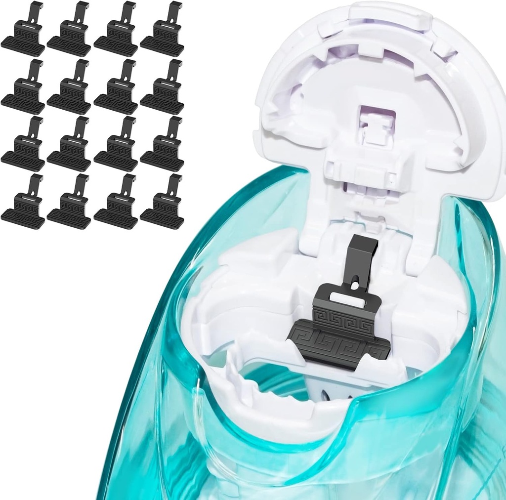 FireAnt Silicone Saline Pods Refills Accessori Compatibile con Navage Nasal Care, 16 Pack Rifornimenti riutilizzabili del sale del silicone, Easy Operation (Black 16 Packs)