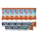 CLIF BAR e CLIF Builders - Variety Pack - Burro di arachidi croccanti e burro di arachidi al cioccolato - Barre energetiche e barre di proteine - Non OGM - Plant Based - 2.4 oz. (14 Conteggio)