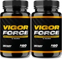 NutraRize (Pack of 2 Vigor Force for Men, capsule maschili ad alte prestazioni, tutto integratore alimentare naturale per la salute generale e benessere, pillole ufficiali 50 Review (120 capsule)