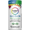 Luce arcobaleno Multivitamina per gli uomini 50+, Vitamina C, D & Zinc, Probiotici, Multivitaminico Uomo One 50+ Fornisce supporto immunitario ad alta potenza, Non OGM, Vegetariano, 60 compresse