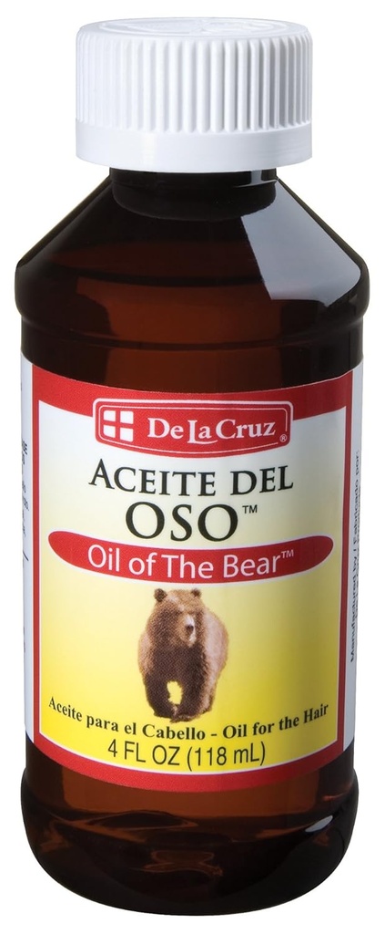 De La Cruz olio del Bear Bear Beard olio per gli uomini - Sposa Brillantine per capelli, Mustache e Beard - Aceite del Oso
