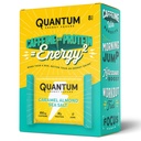 Quantum Energy Square: Energy Bar con Caffeina e 10g Protein. Delizioso spuntino sano sul Go. (Vegan, senza glutine, senza soia, senza latticini) (Salo marino di mandorle di Caramel)